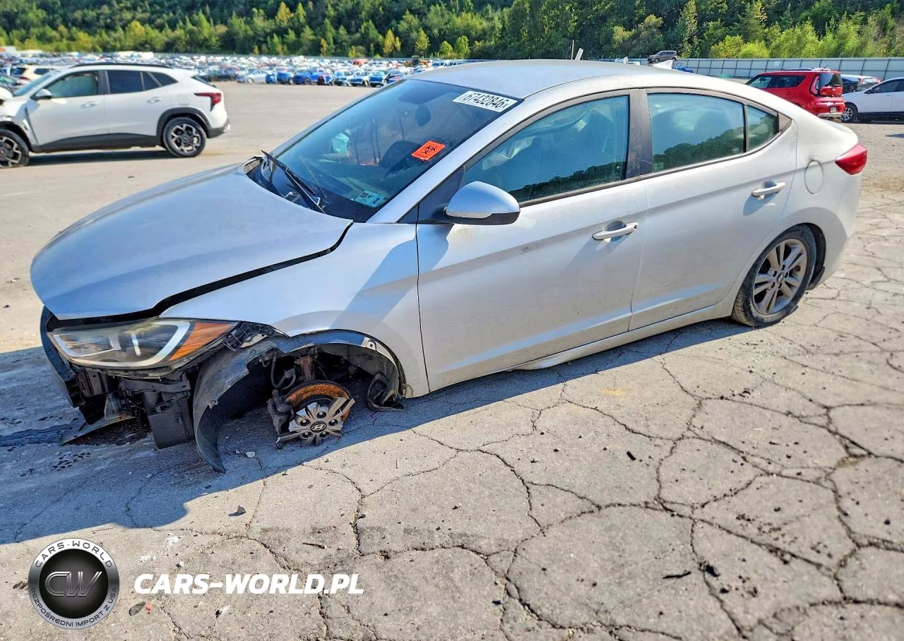 2017 Hyundai Elantra Se VIN:KMHD84LF7HU074484 - 1