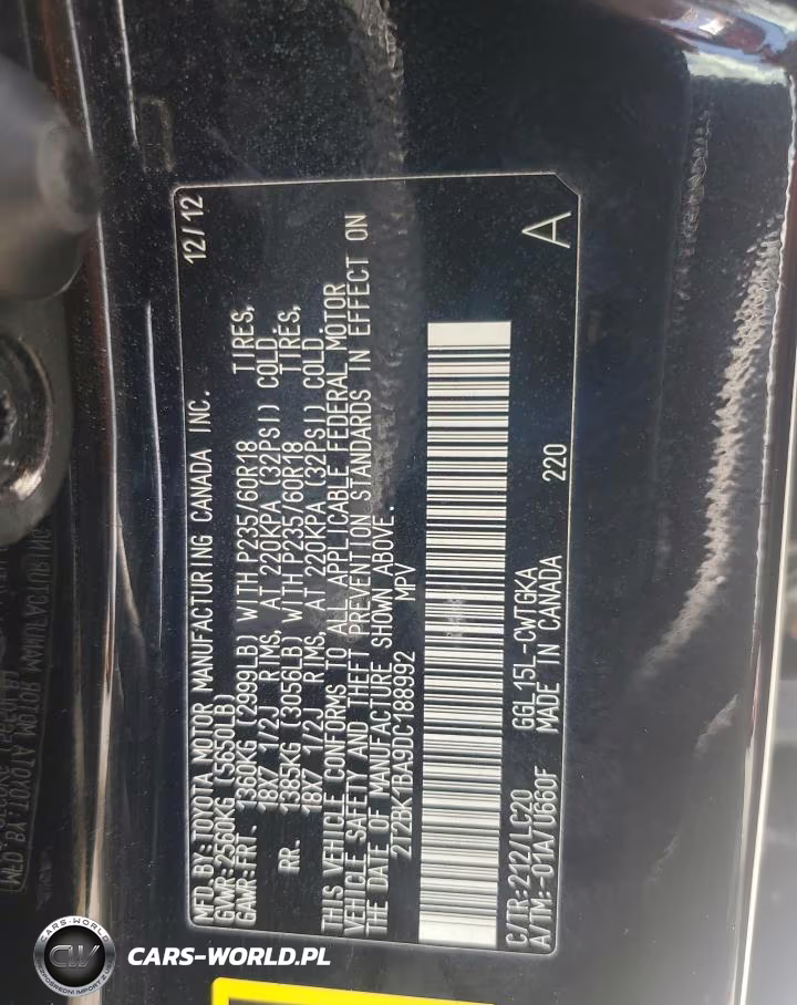 2013 Lexus Rx 350 Base VIN:2T2BK1BA9DC188992 - 13