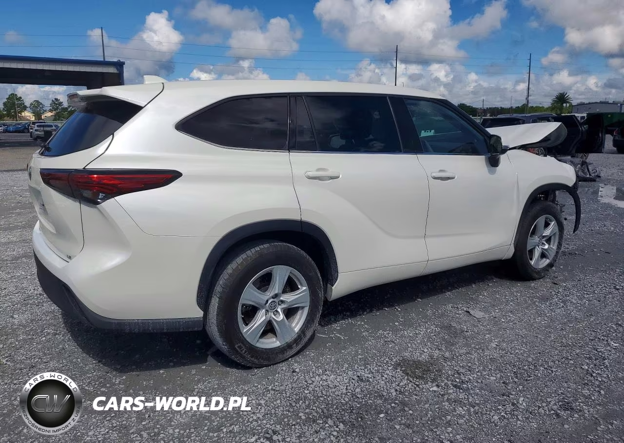 2021 Toyota Highlander Le VIN:5TDZZRAH8MS526014 - 3