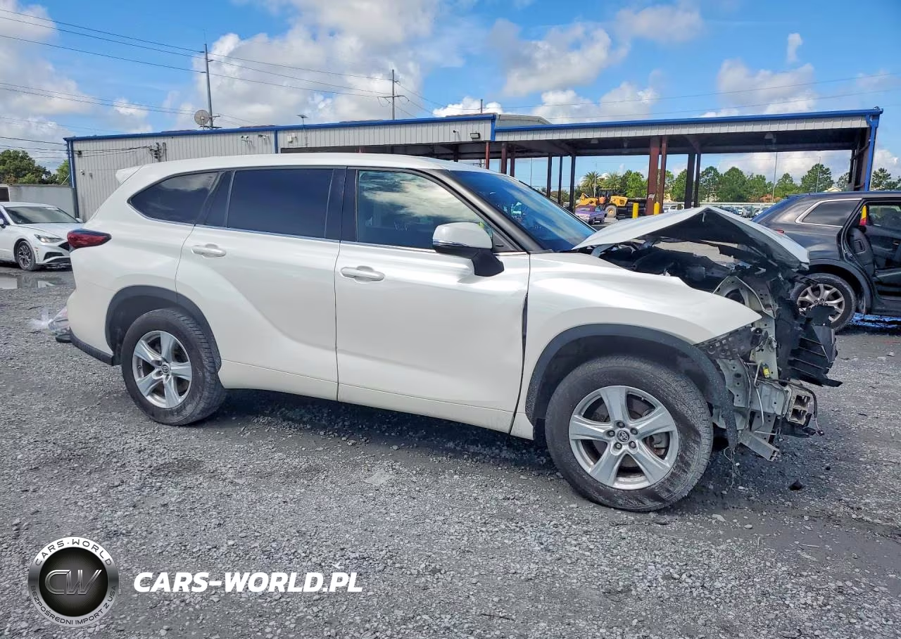 2021 Toyota Highlander Le VIN:5TDZZRAH8MS526014 - 4