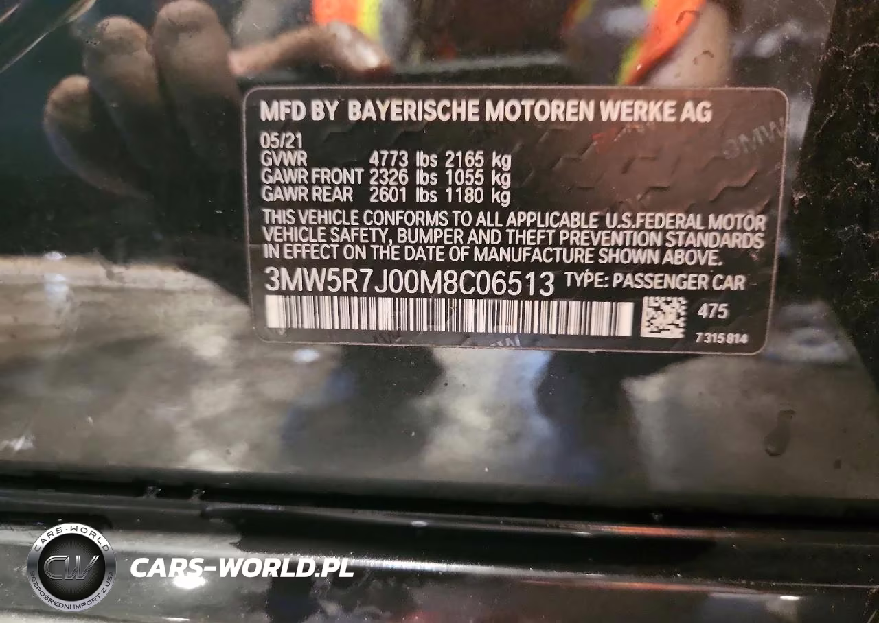 2021 BMW 330Xi VIN:3MW5R7J00M8C06513 - 12