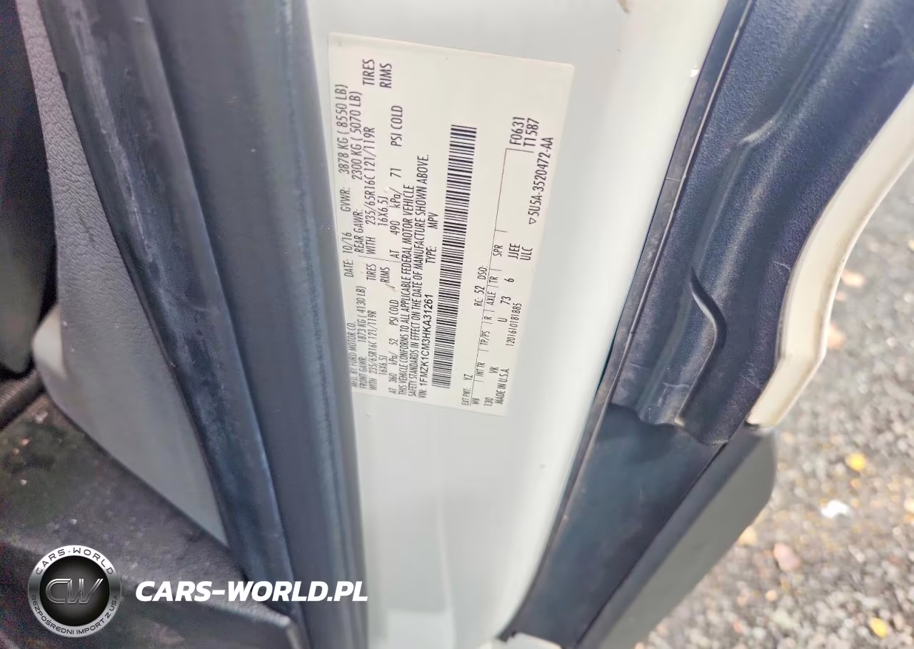 2017 Ford Transit T-150 VIN:1FMZK1CM3HKA31261 - 13