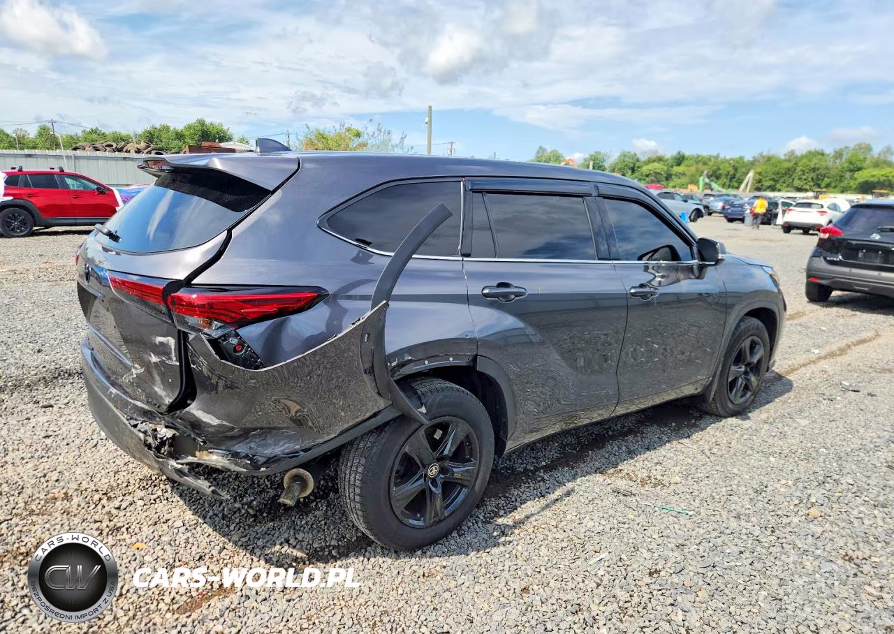 2021 Toyota Highlander Le VIN:5TDBZRBH8MS154416 - 3