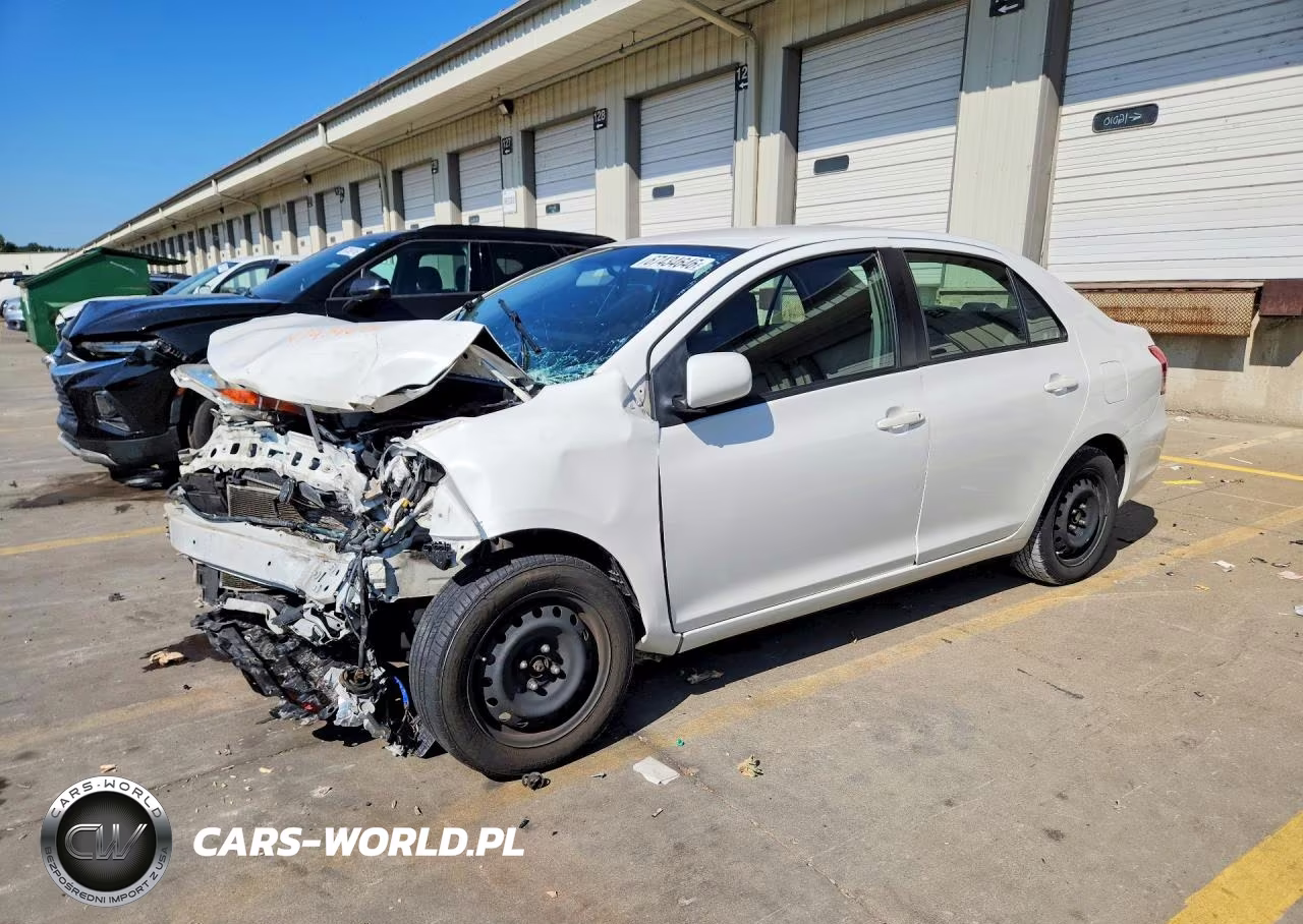 2010 Toyota Yaris Base VIN:JTDBT4K38A1372342 - 1