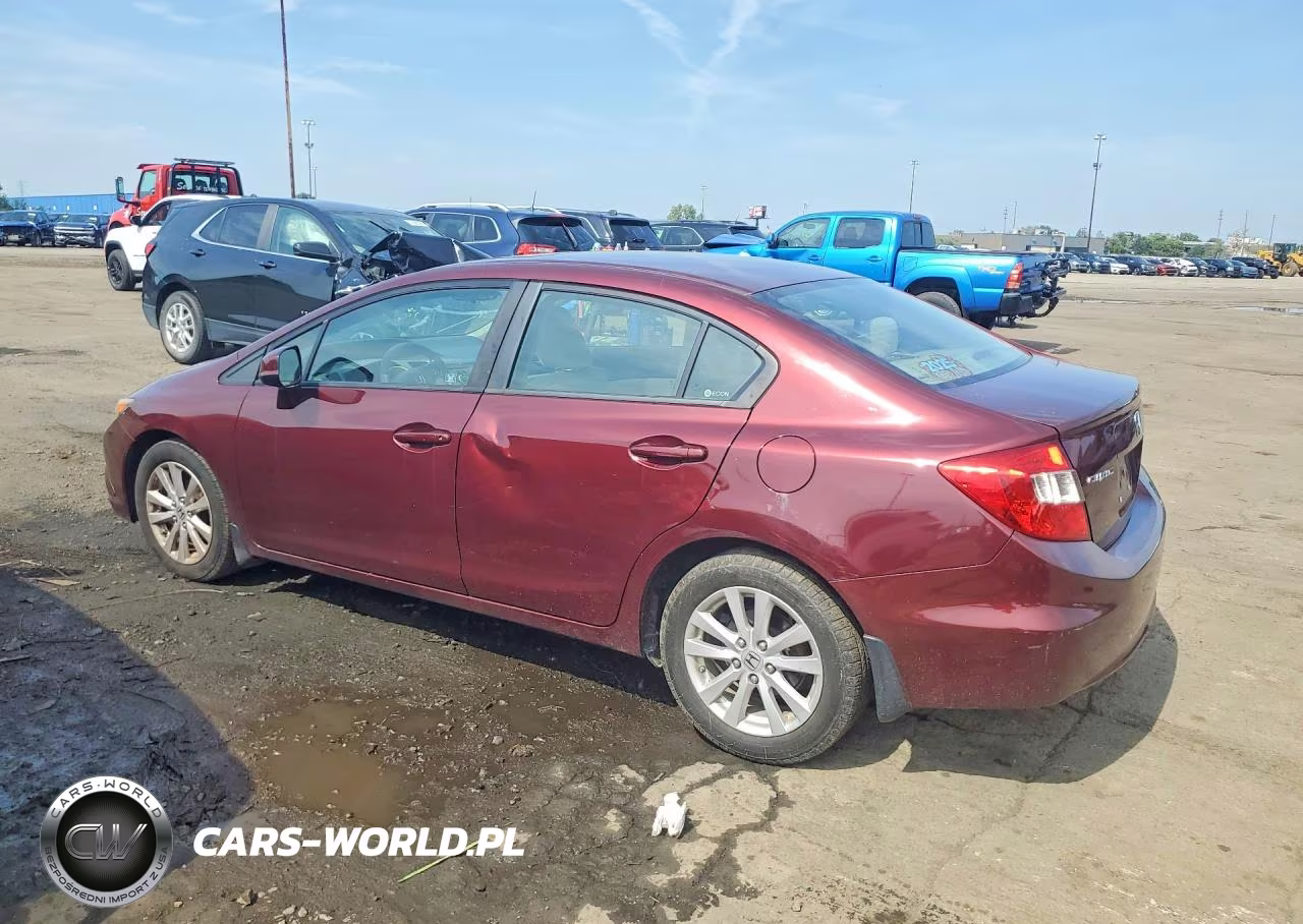 2012 Honda Civic Ex VIN:19XFB2F81CE098013 - 2