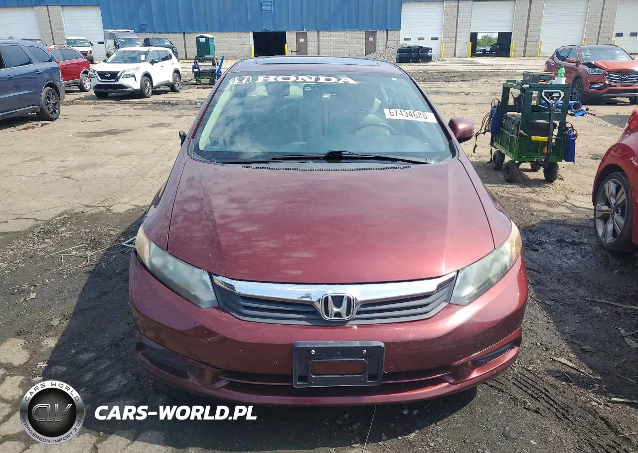 2012 Honda Civic Ex VIN:19XFB2F81CE098013 - 5