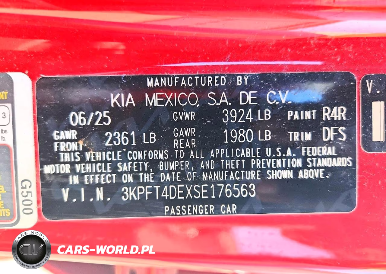 2025 Kia K4 Lxs VIN:3KPFT4DEXSE176563 - 13