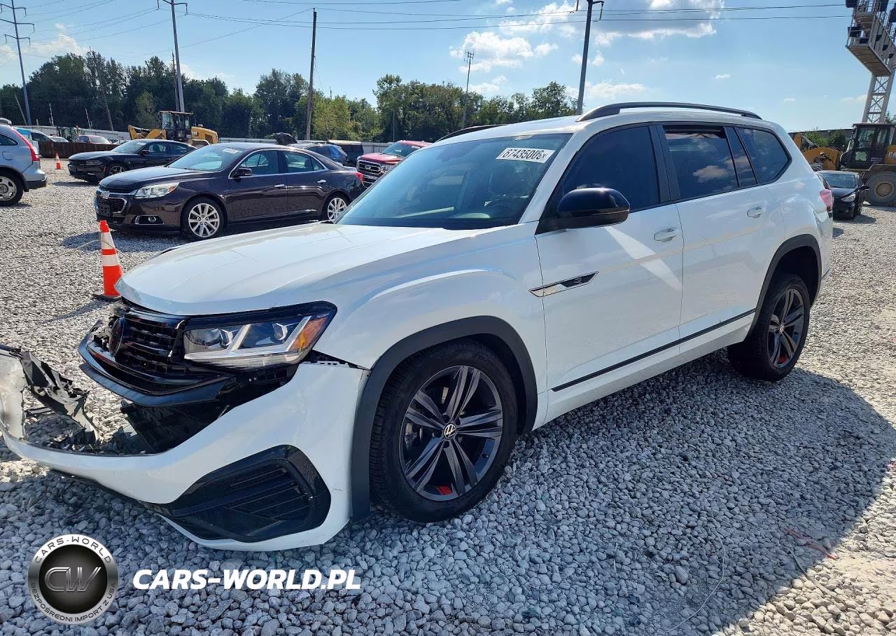 2021 Volkswagen Atlas Se VIN:1V2RR2CAXMC567252 - 1