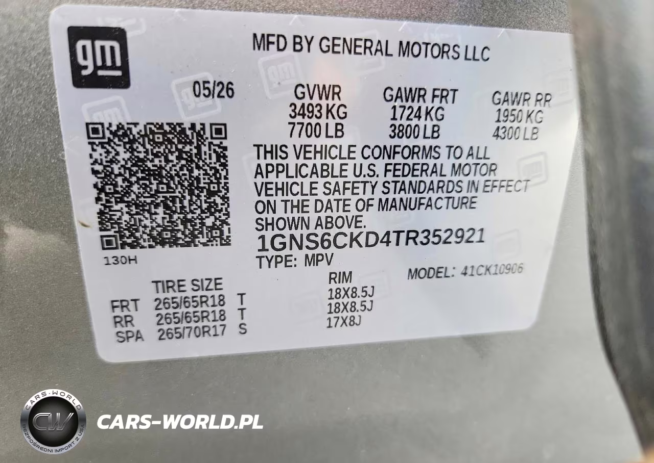2026 Chevrolet Suburban K1500 Lt VIN:1GNS6CKD4TR352921 - 13