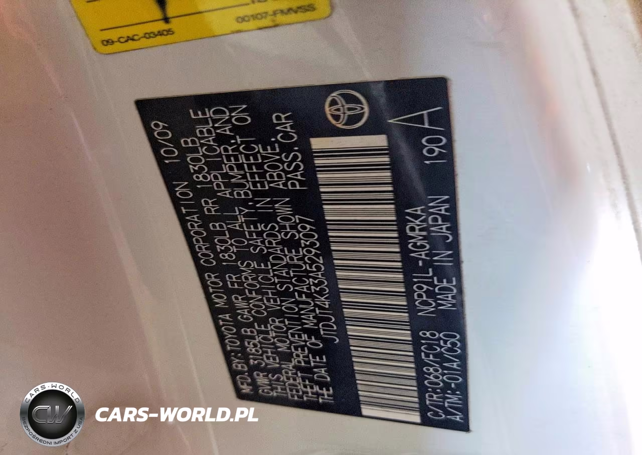 2010 Toyota Yaris Base VIN:JTDJT4K33A5293097 - 13