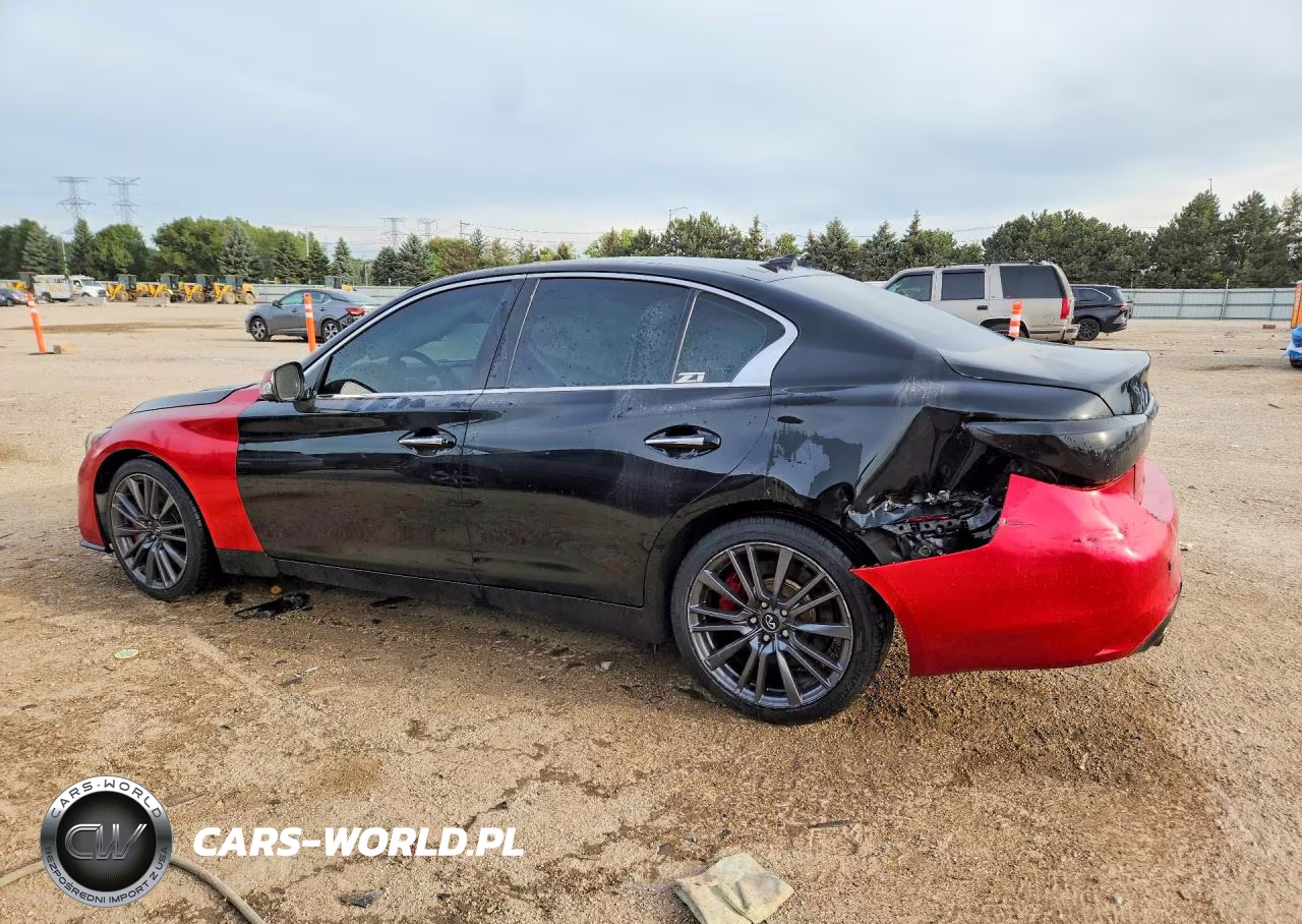 2018 Infiniti Q50 Red Sport 400 VIN:JN1FV7AR4JM480445 - 2