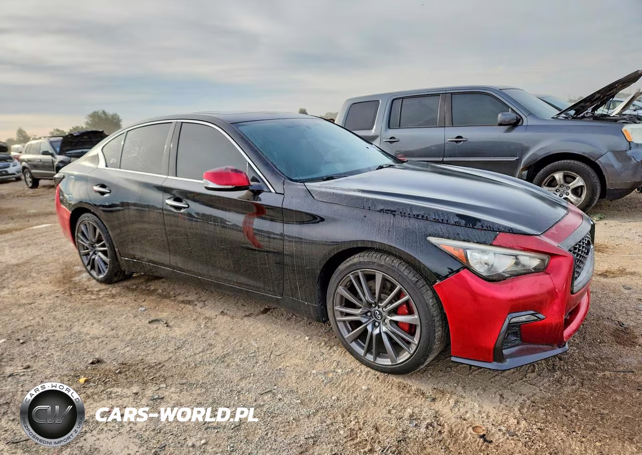 2018 Infiniti Q50 Red Sport 400 VIN:JN1FV7AR4JM480445 - 4