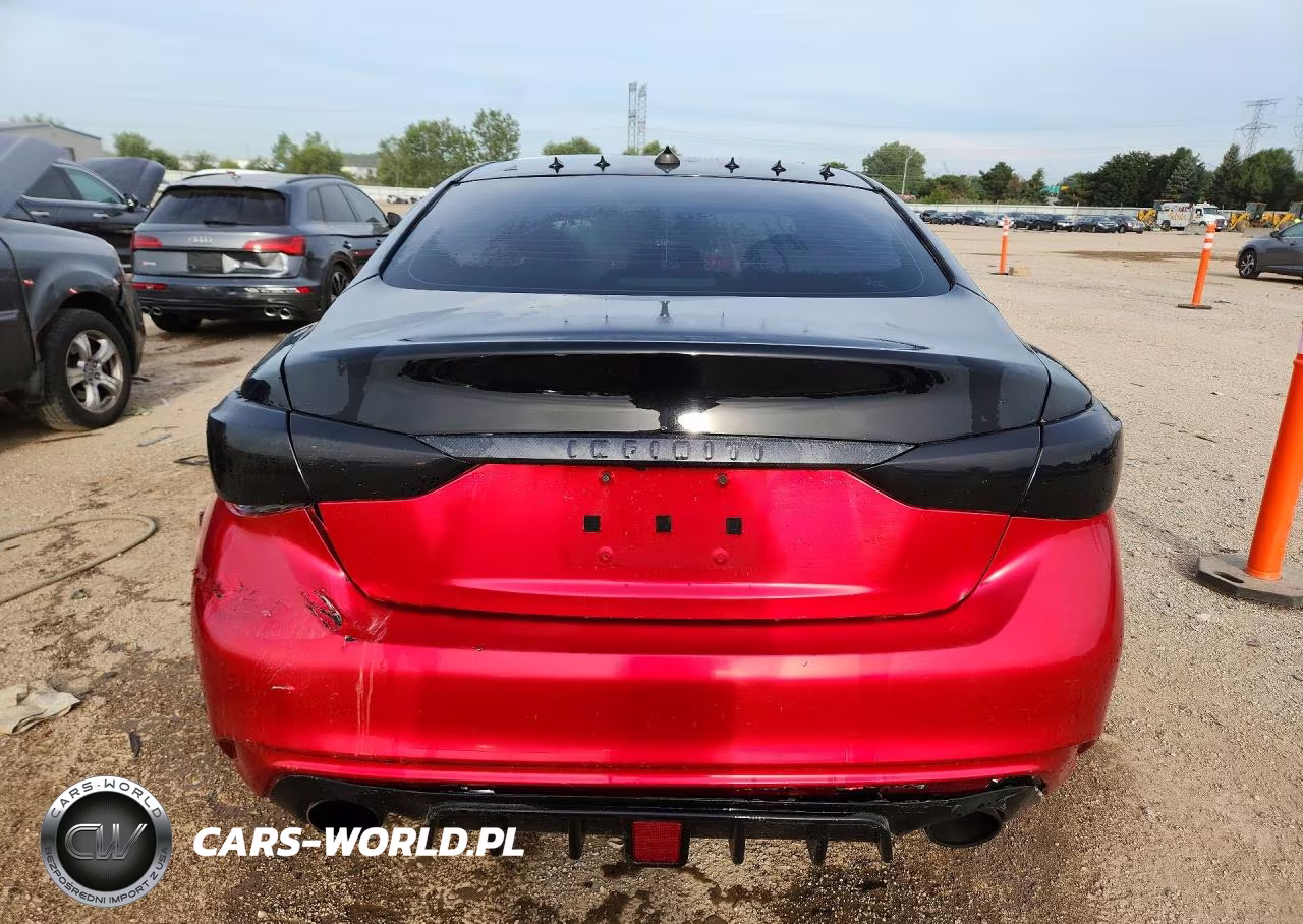 2018 Infiniti Q50 Red Sport 400 VIN:JN1FV7AR4JM480445 - 6