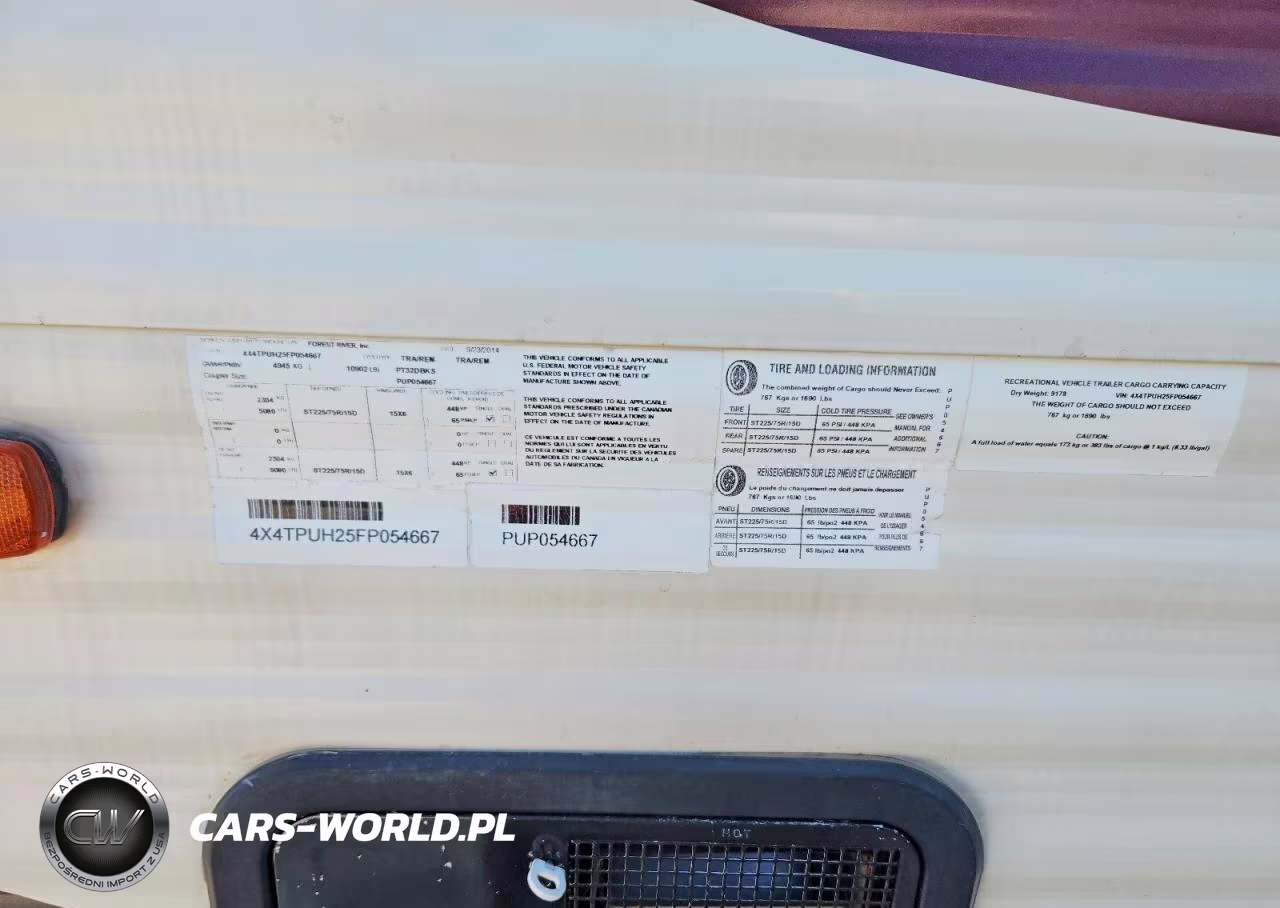 2015 Forest River Puma Camper VIN:4X4TPUH25FP054667 - 9