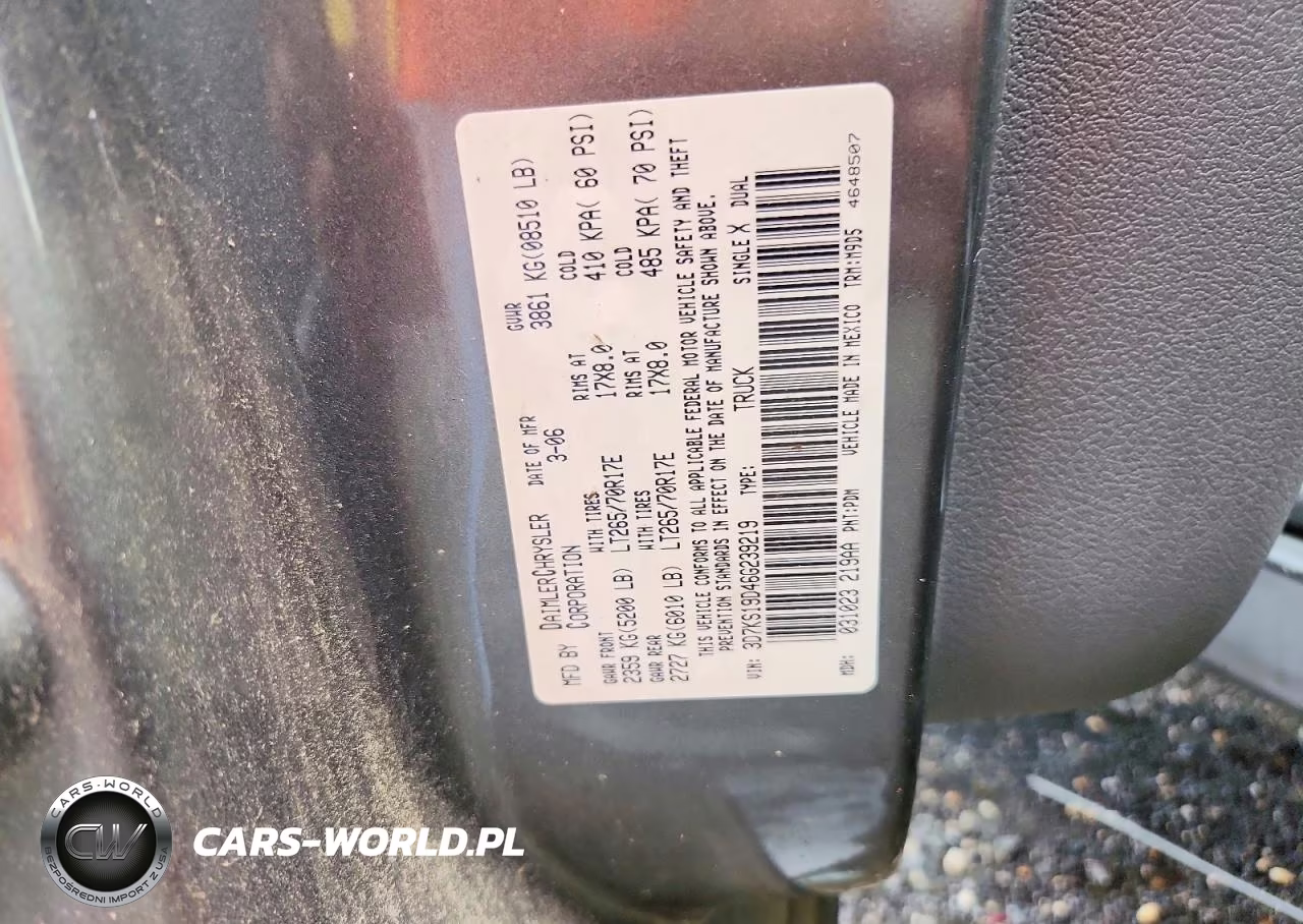 2006 Dodge Ram 1500 VIN:3D7KS19D46G239219 - 12