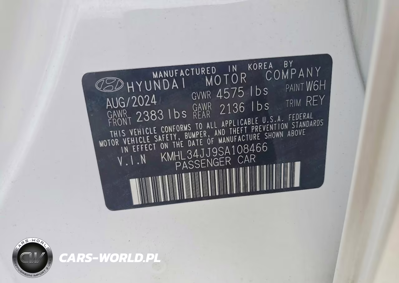 2025 Hyundai Sonata Hybrid Sel VIN:KMHL34JJ9SA108466 - 13