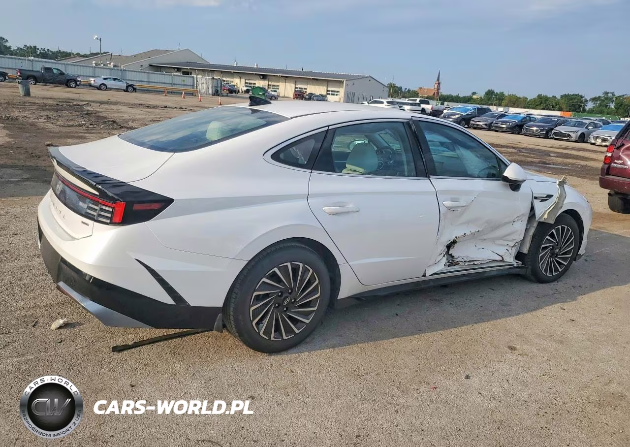 2025 Hyundai Sonata Hybrid Sel VIN:KMHL34JJ9SA108466 - 3