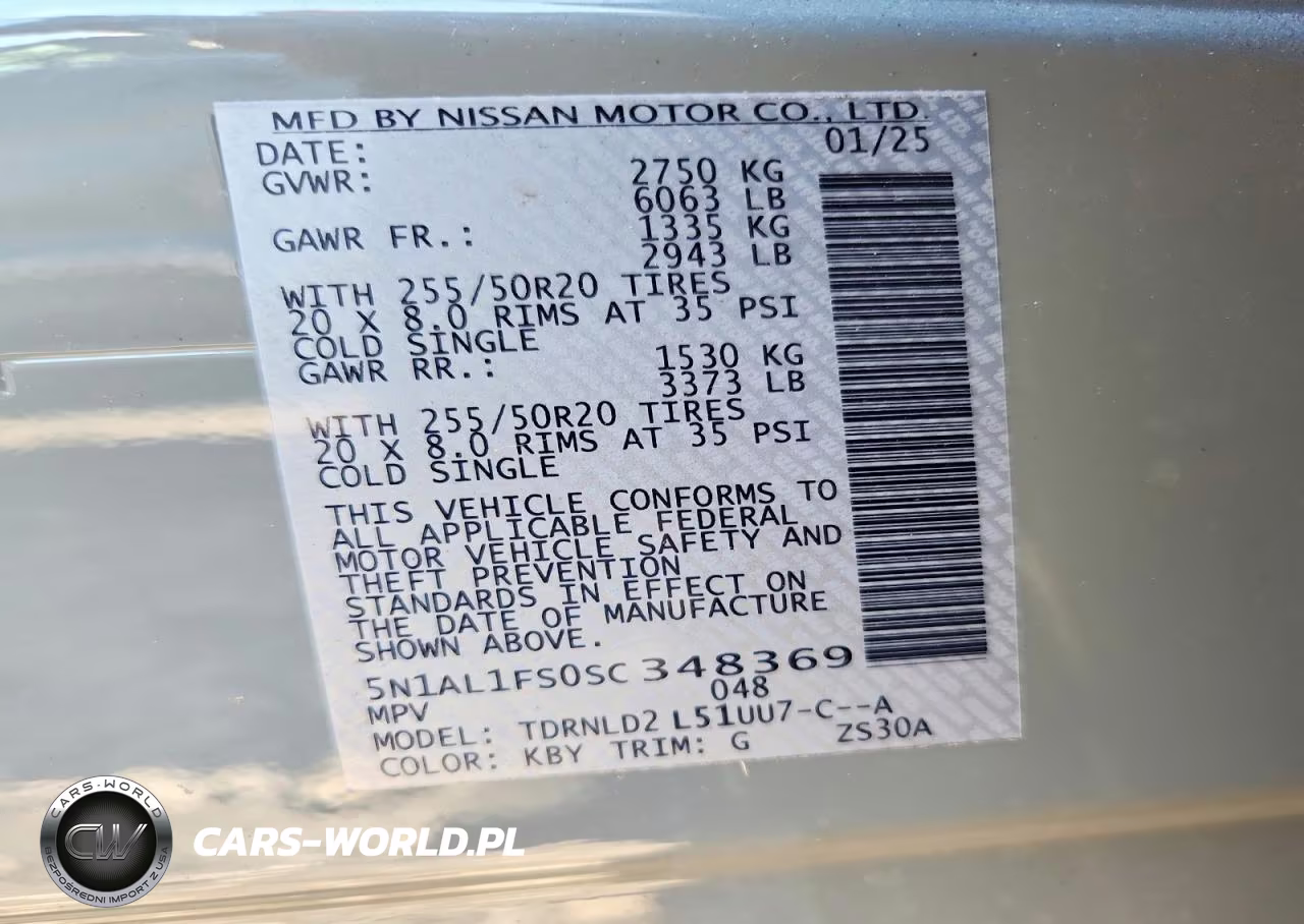2025 Infiniti Qx60 Luxe VIN:5N1AL1FS0SC348369 - 14