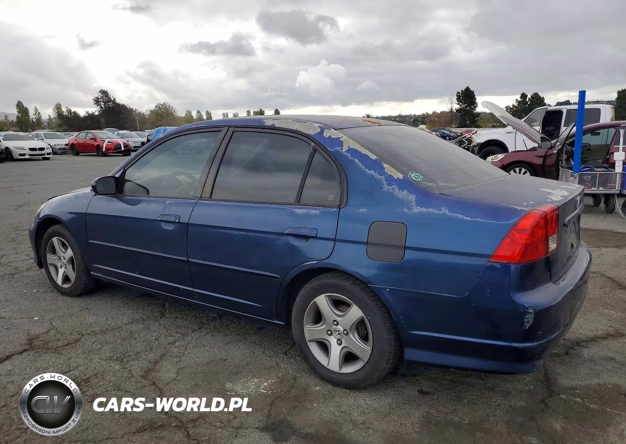 2004 Honda Civic Ex VIN:2HGES26894H613388 - 2