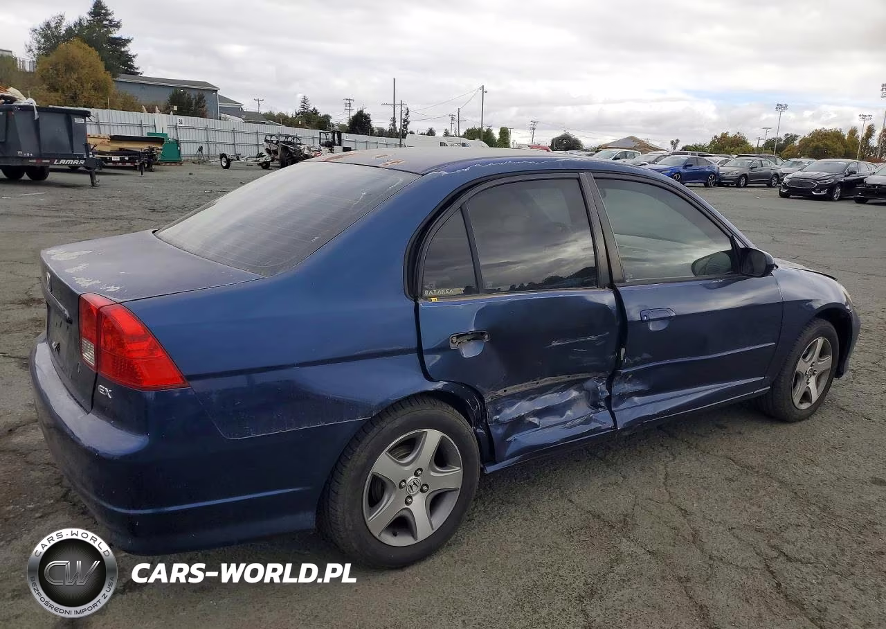 2004 Honda Civic Ex VIN:2HGES26894H613388 - 3