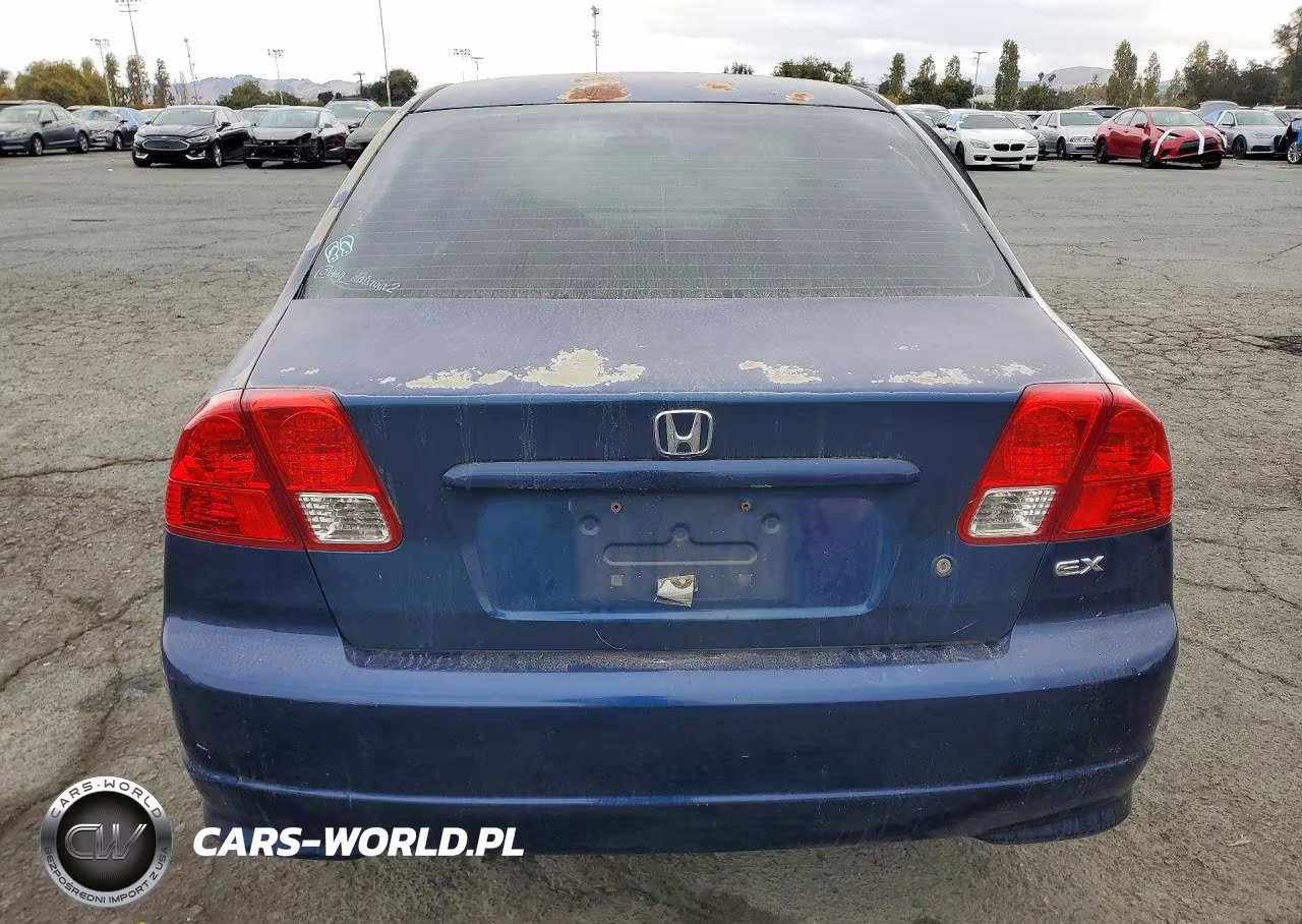 2004 Honda Civic Ex VIN:2HGES26894H613388 - 6