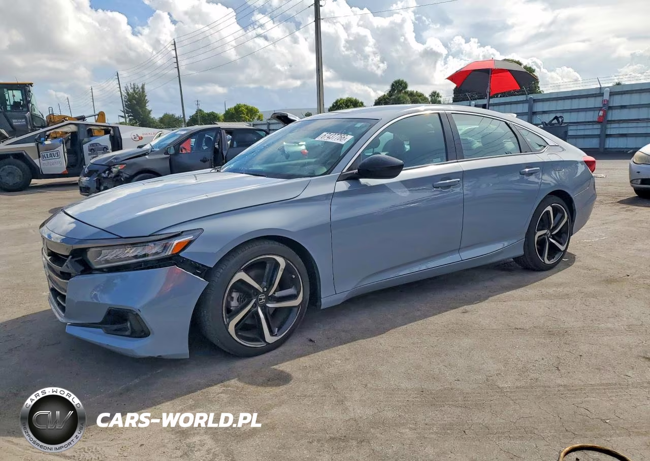 2022 Honda Accord Sport VIN:1HGCV1F37NA059393 - 1