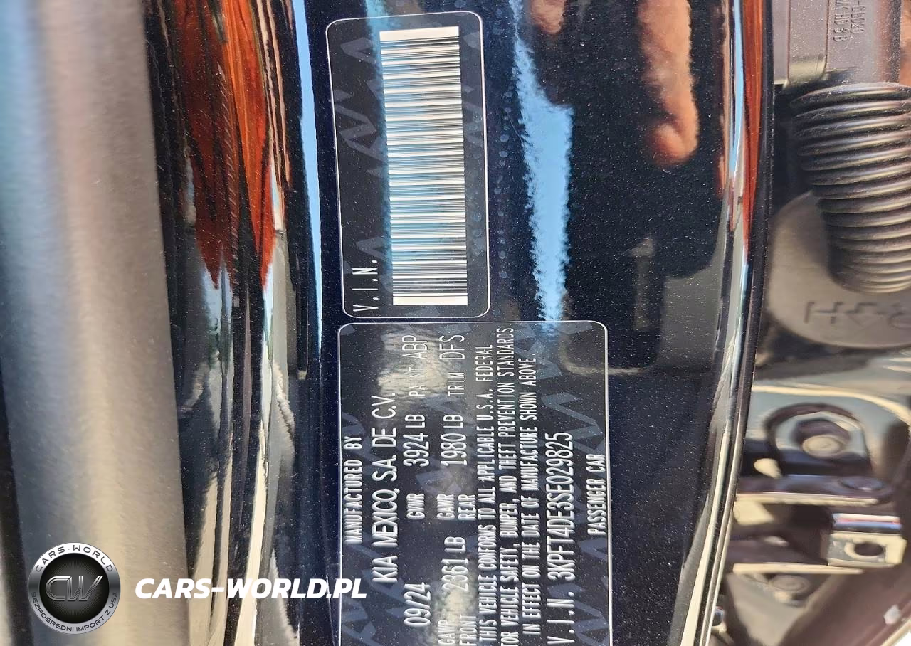 2025 Kia K4 Lxs VIN:3KPFT4DE3SE029825 - 13