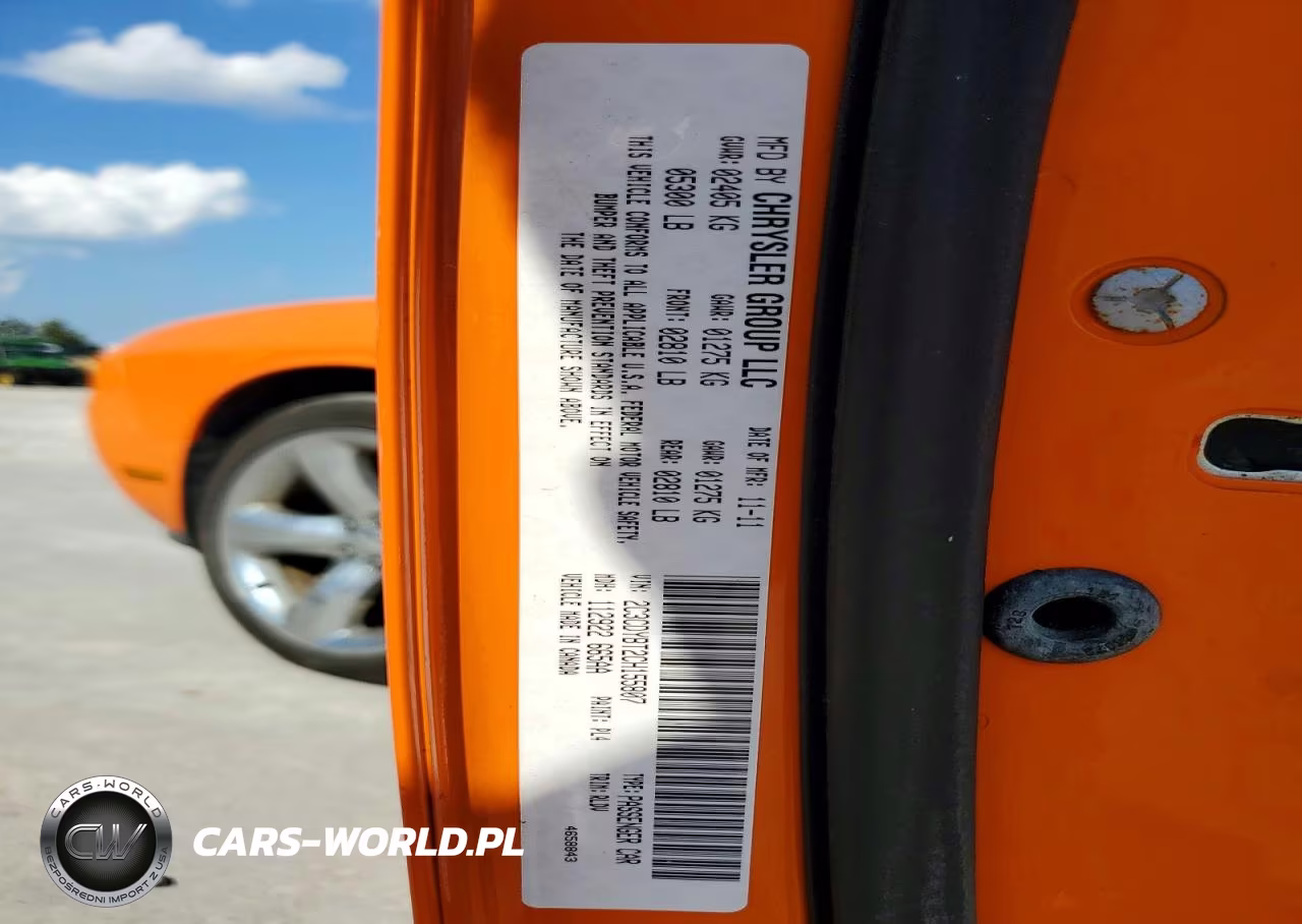 2012 Dodge Challenger R-T VIN:2C3CDYBT2CH155807 - 13