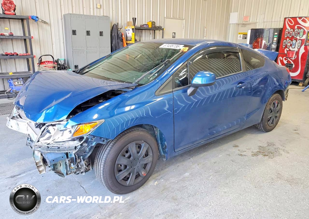 2012 Honda Civic Lx VIN:2HGFG3B59CH554672 - 1