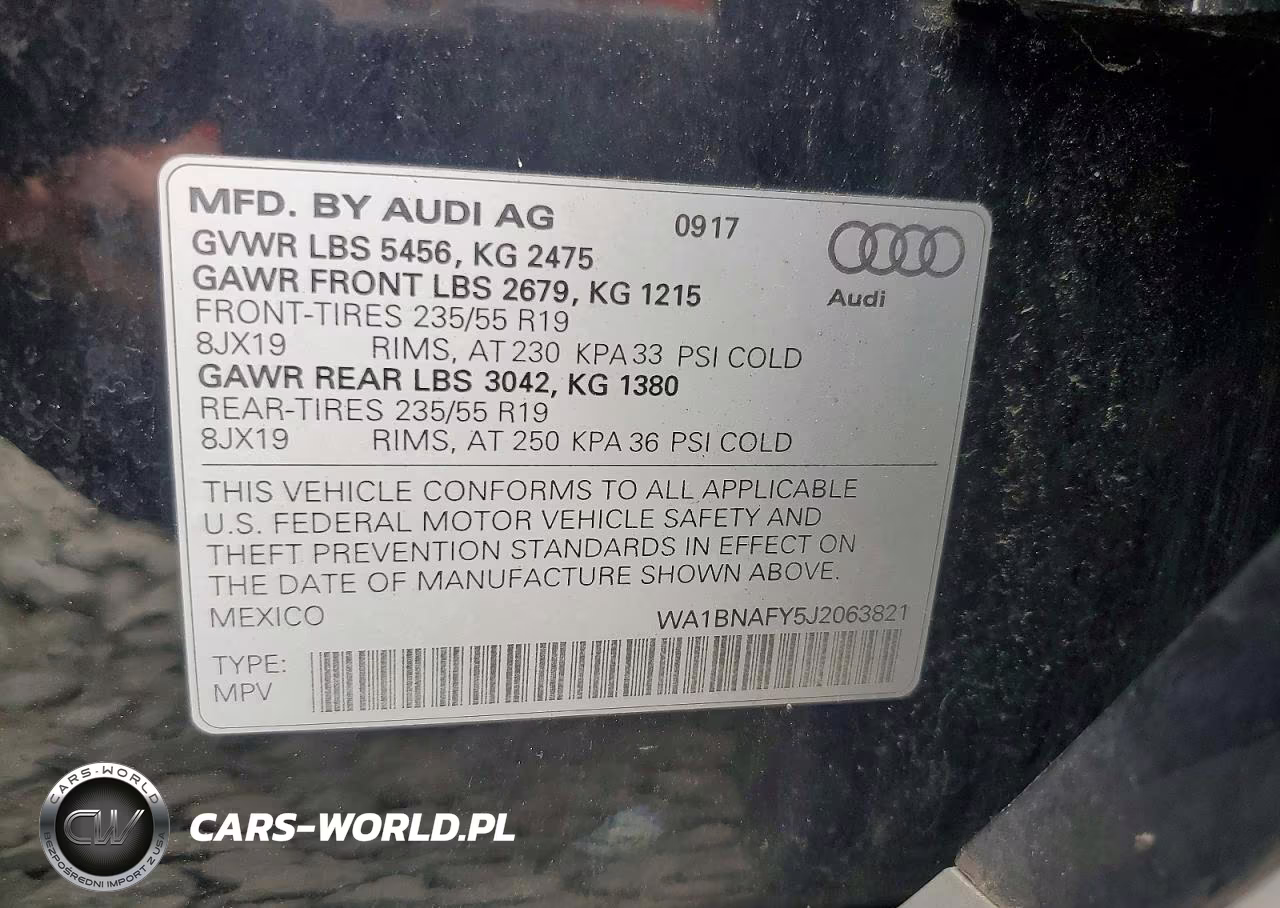 2018 Audi Q5 Premium Plus VIN:WA1BNAFY5J2063821 - 13