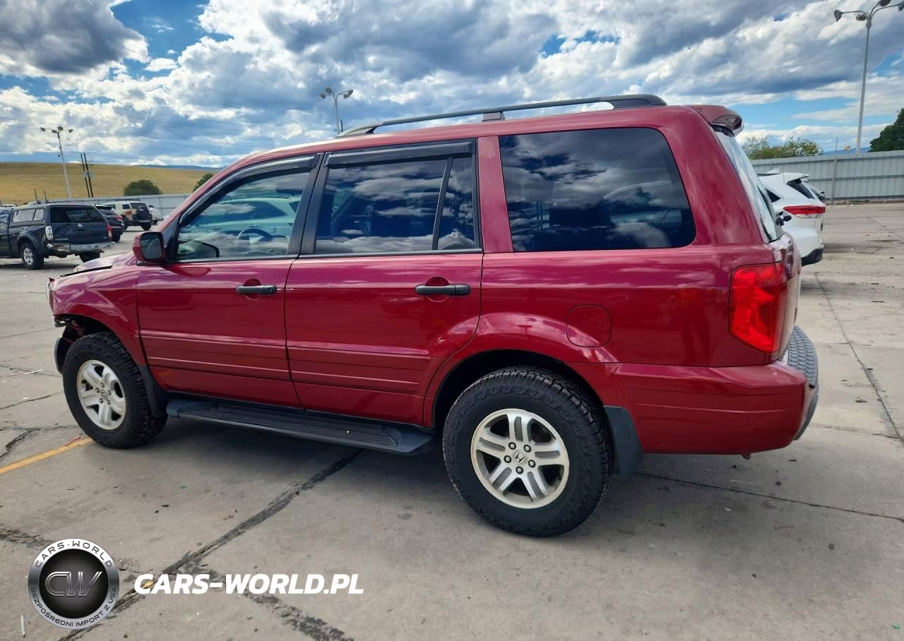 2003 Honda Pilot Ex VIN:2HKYF18443H543213 - 2