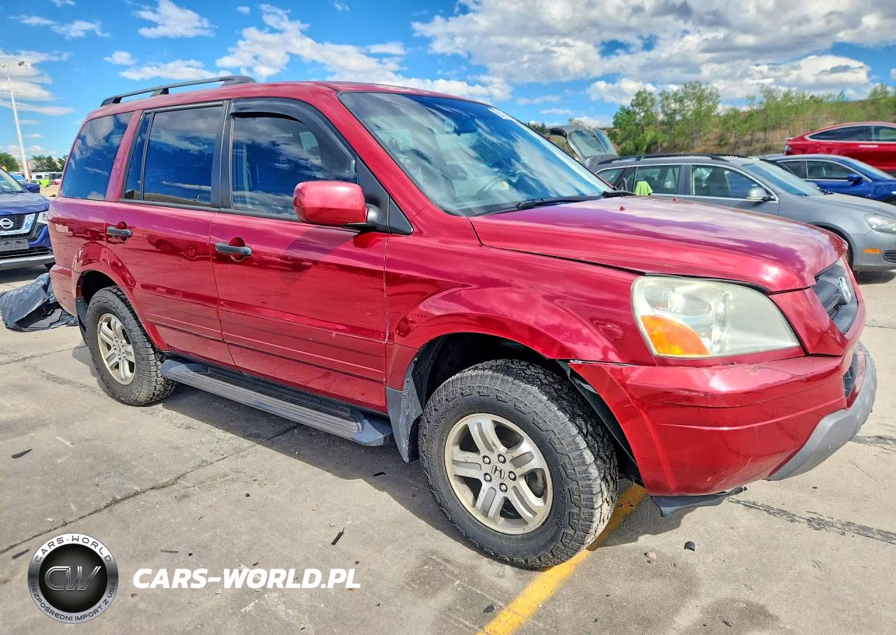 2003 Honda Pilot Ex VIN:2HKYF18443H543213 - 4