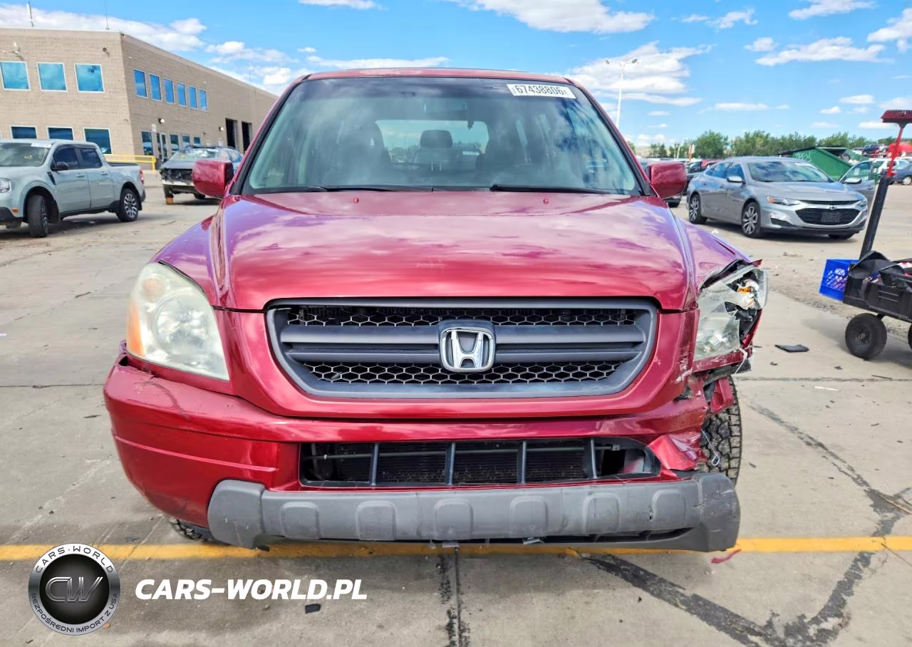 2003 Honda Pilot Ex VIN:2HKYF18443H543213 - 5