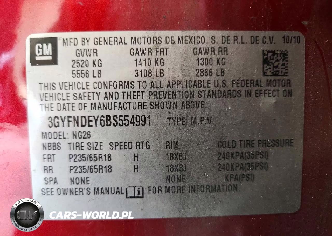 2011 Cadillac Srx Luxury Collection VIN:3GYFNDEY6BS554991 - 13