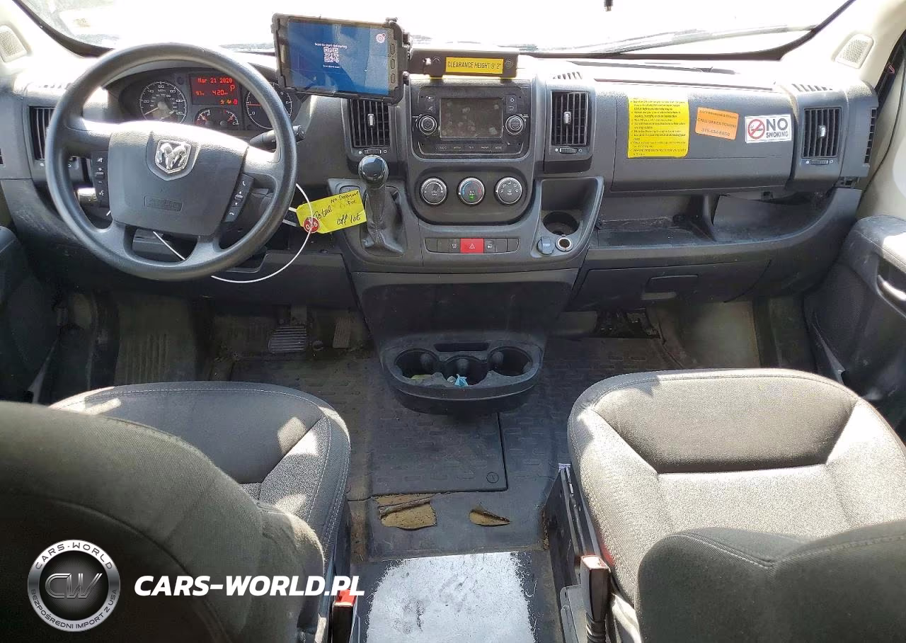 2021 Ram Promaster 3500 Delivery Van VIN:3C6MRVJG9ME541083 - 8