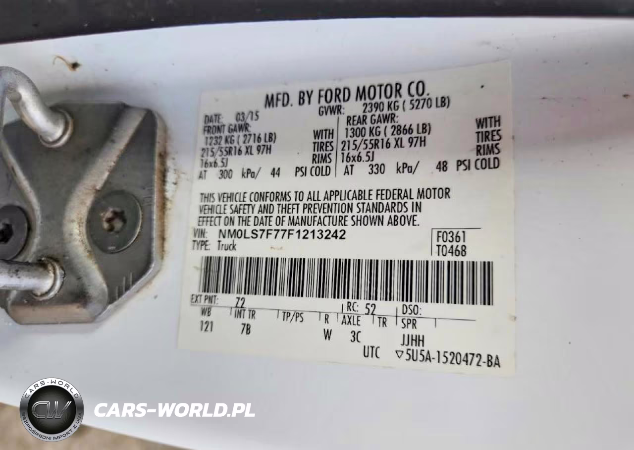 2015 Ford Transit Connect Xlt Delivery Van VIN:NM0LS7F77F1213242 - 13