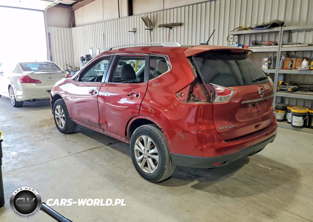 2015 Nissan Rogue Sv VIN:KNMAT2MV8FP519584 - 2