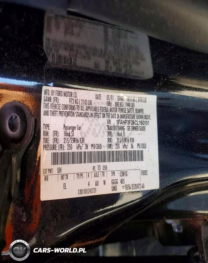 2012 Ford Focus Se VIN:1FAHP3F26CL160191 - 12
