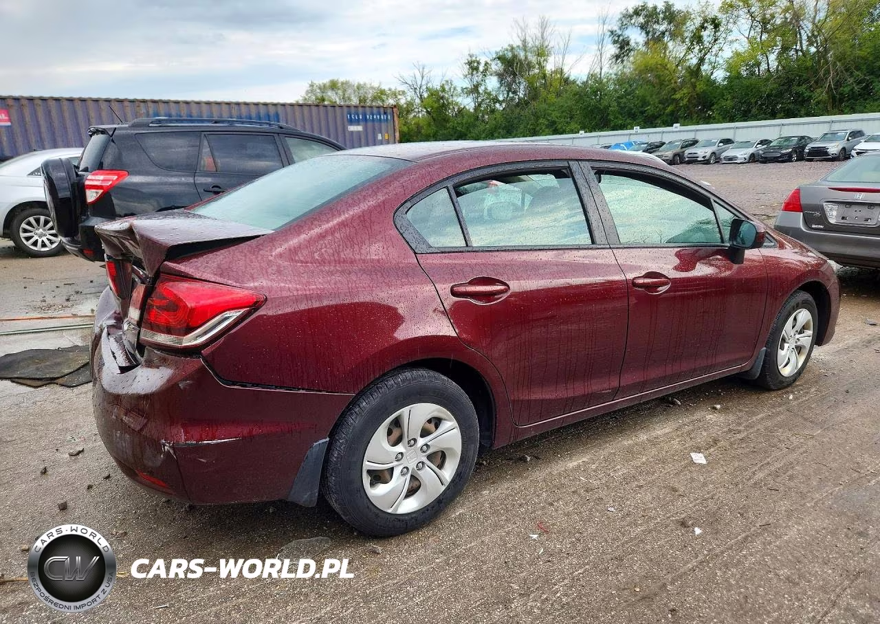 2015 Honda Civic Lx VIN:19XFB2F56FE093268 - 3