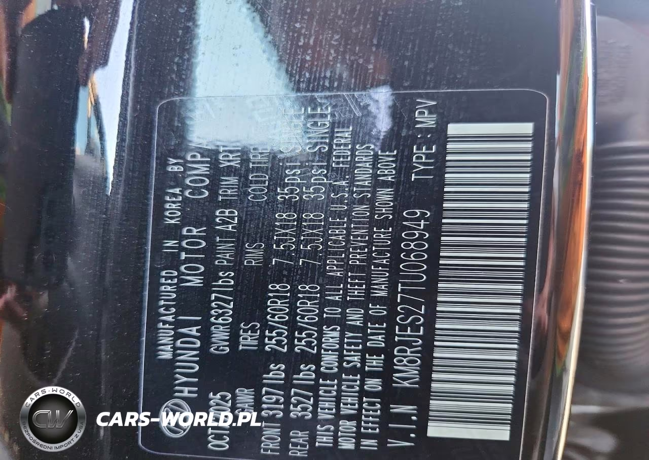 2026 Hyundai Palisade Xrt Pro VIN:KM8RJES27TU068949 - 14