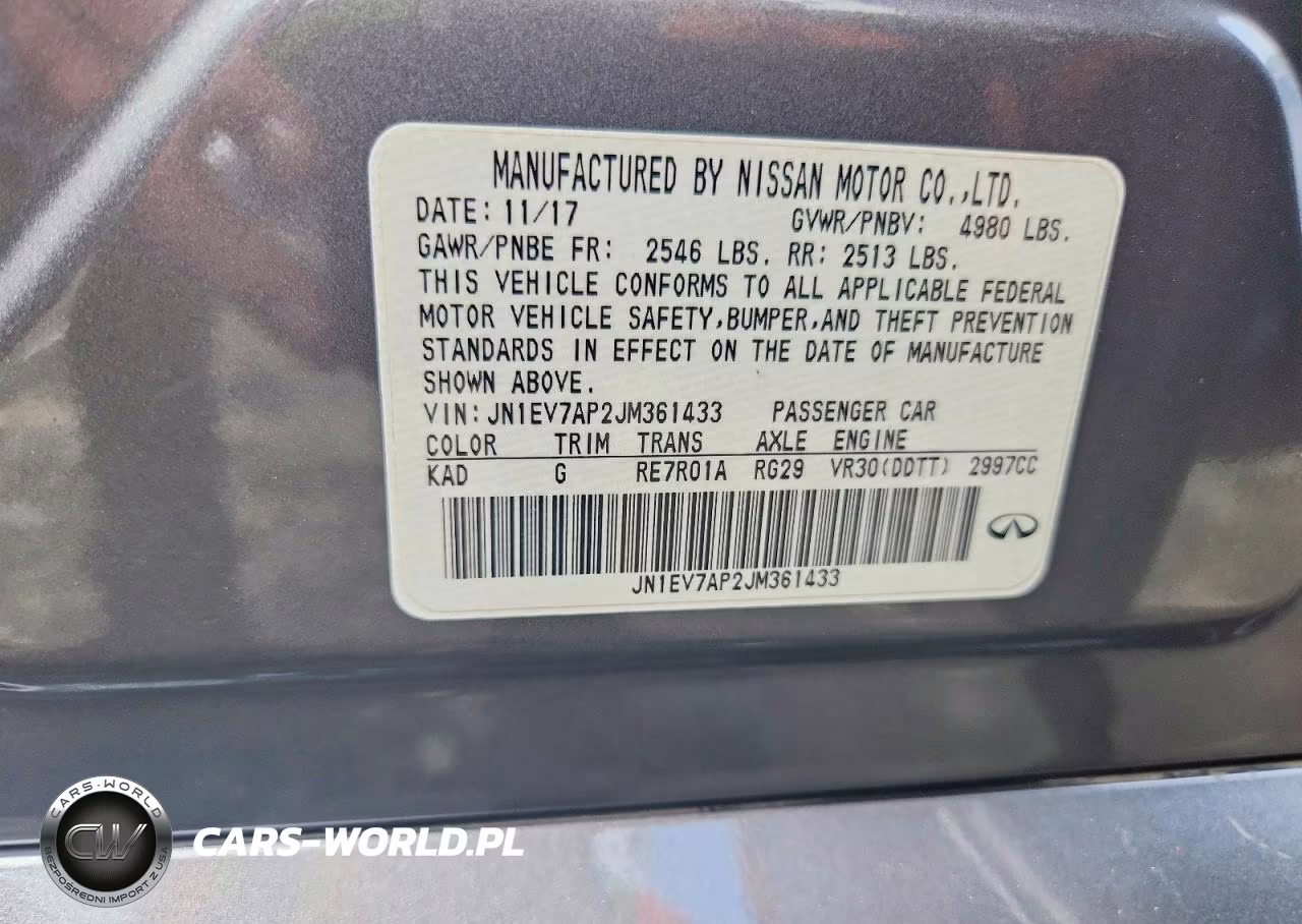 2018 Infiniti Q50 3.0T Luxe VIN:JN1EV7AP2JM361433 - 12