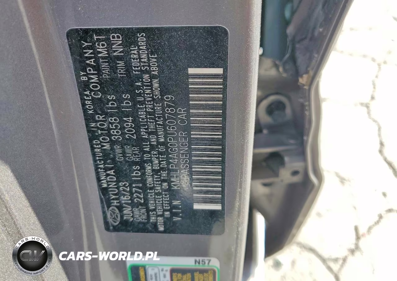 2023 Hyundai Elantra Limited VIN:KMHLP4AG0PU607879 - 12