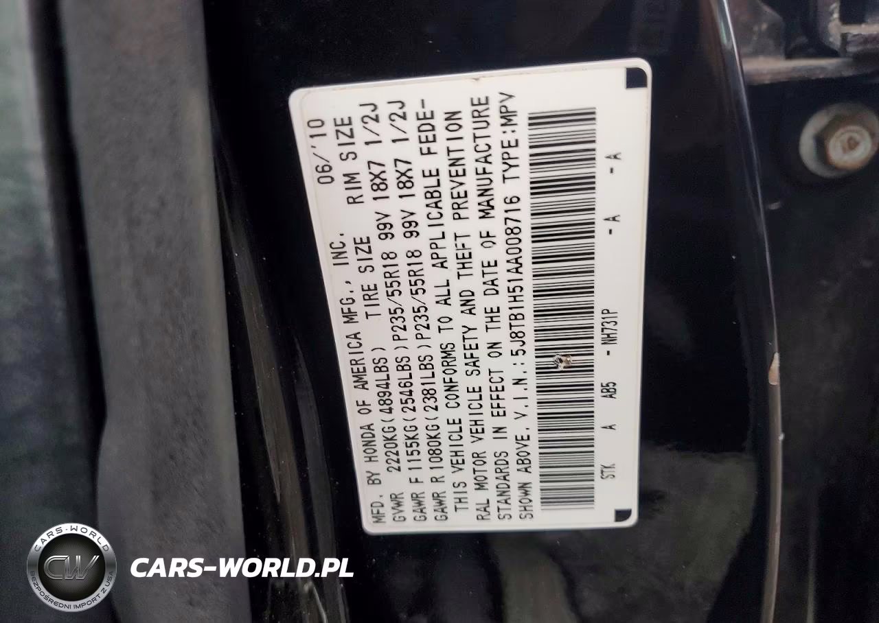 2010 Acura Rdx Technology VIN:5J8TB1H51AA008716 - 13