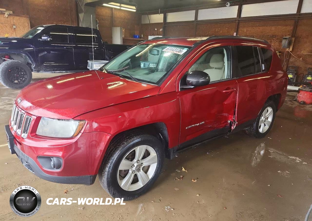 2014 Jeep Compass Sport VIN:1C4NJDBB0ED762804 - 1