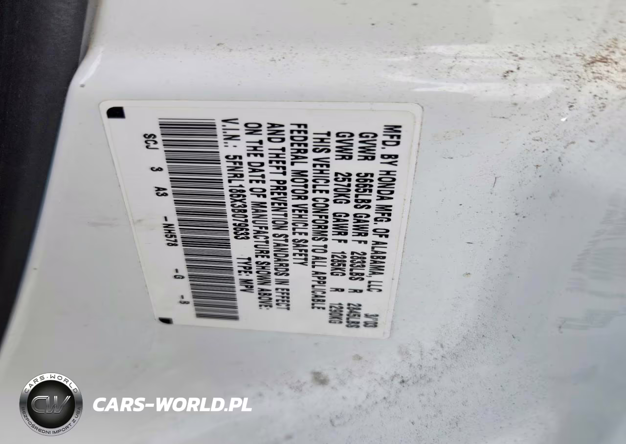 2003 Honda Odyssey Ex VIN:5FNRL186X3B079633 - 13