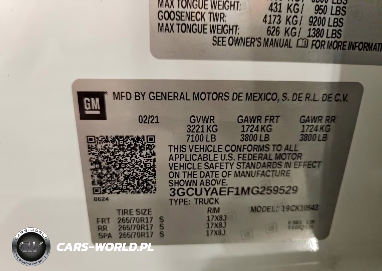 2021 Chevrolet Silverado K1500 VIN:3GCUYAEF1MG259529 - 12
