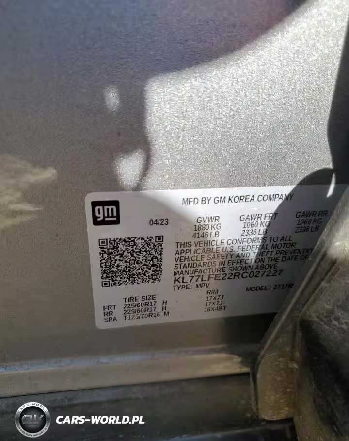 2024 Chevrolet Trax Ls VIN:KL77LFE22RC027227 - 13