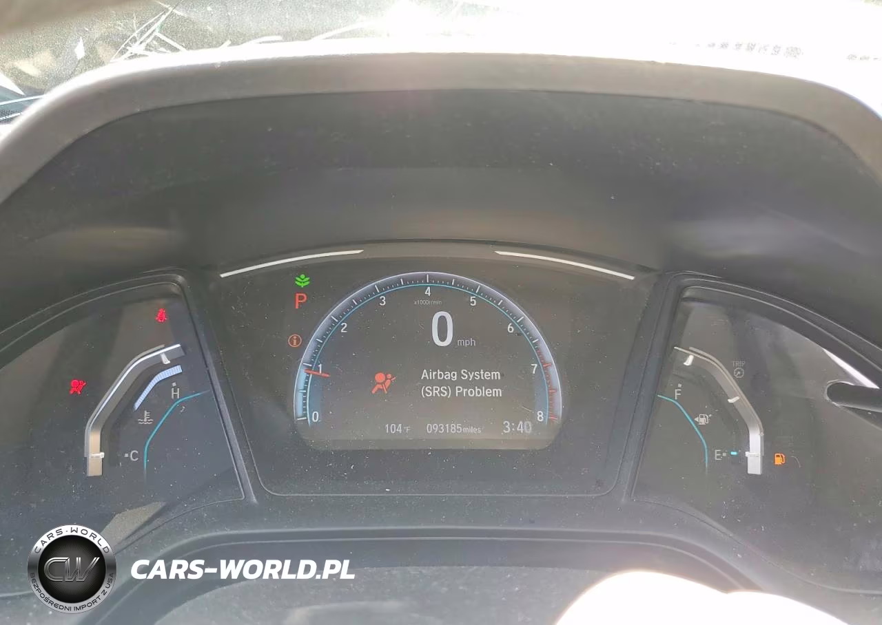 2020 Honda Civic Lx VIN:19XFC2F65LE011113 - 9