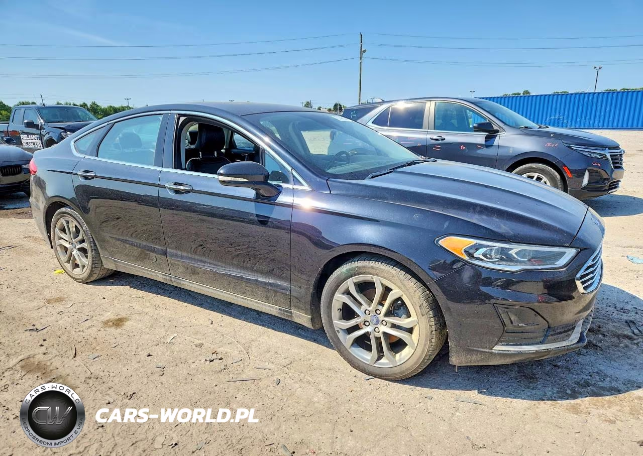 2019 Ford Fusion Sel VIN:3FA6P0CD8KR130198 - 4