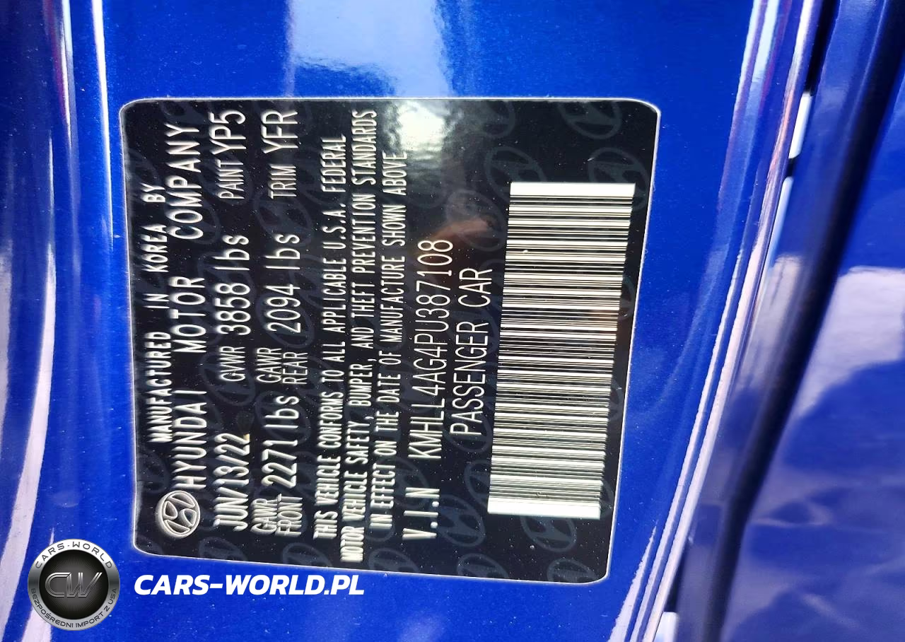 2023 Hyundai Elantra Se VIN:KMHLL4AG4PU387108 - 12